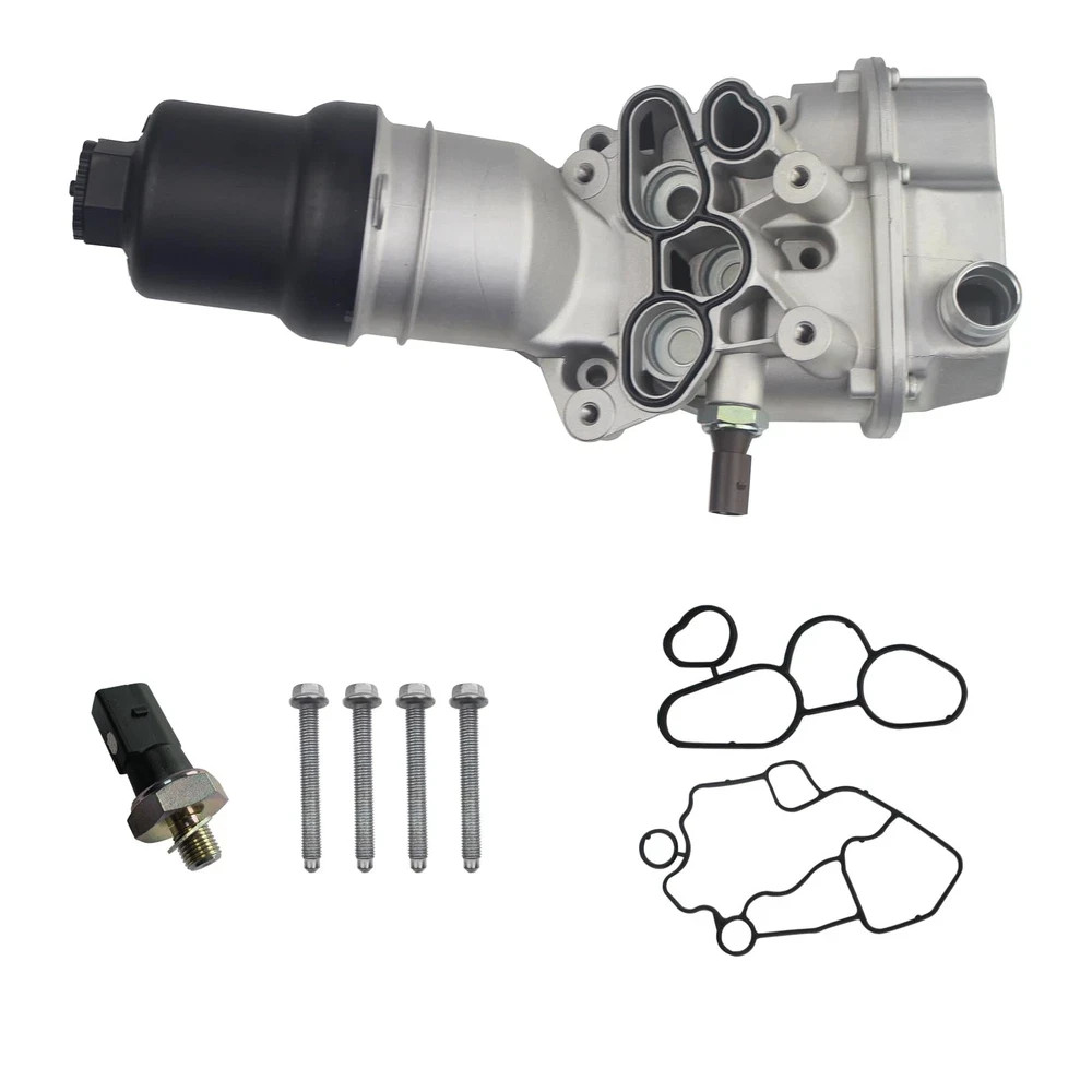 Aluminium Oil Filter Housing Compatible with Audi A3 A4 Quattro TT TTS 2.0T 2…