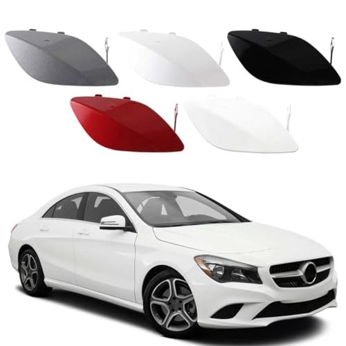 Car Front Bumper Tow Hook Cover Fit for Mercedes Black Right Passenger Side