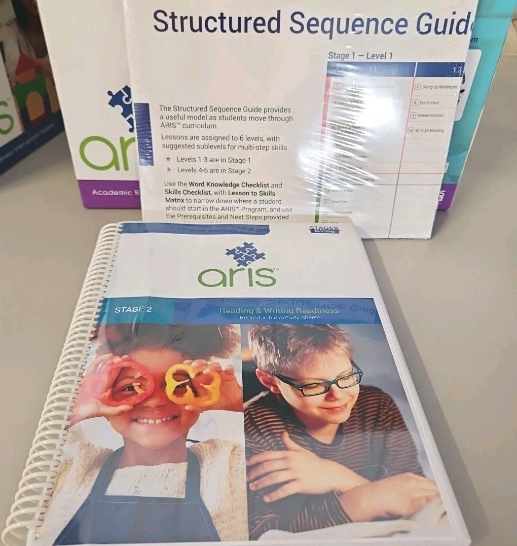 aris Language Builder Stage 1 & 2 box Sets Emotions Sequencing Occupations Verb