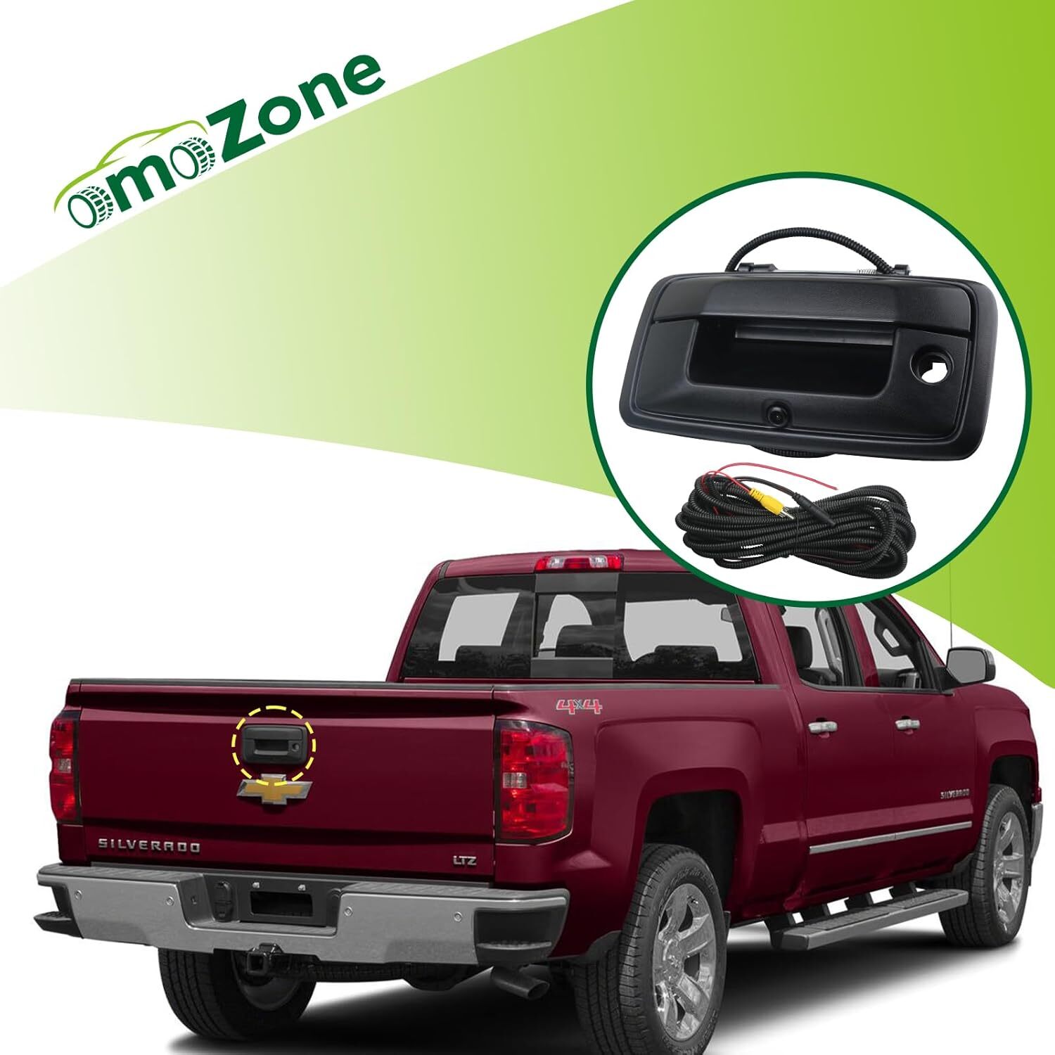 Backup Camera Tailgate Handle Rear View Camera Liftgate Latch Handle with