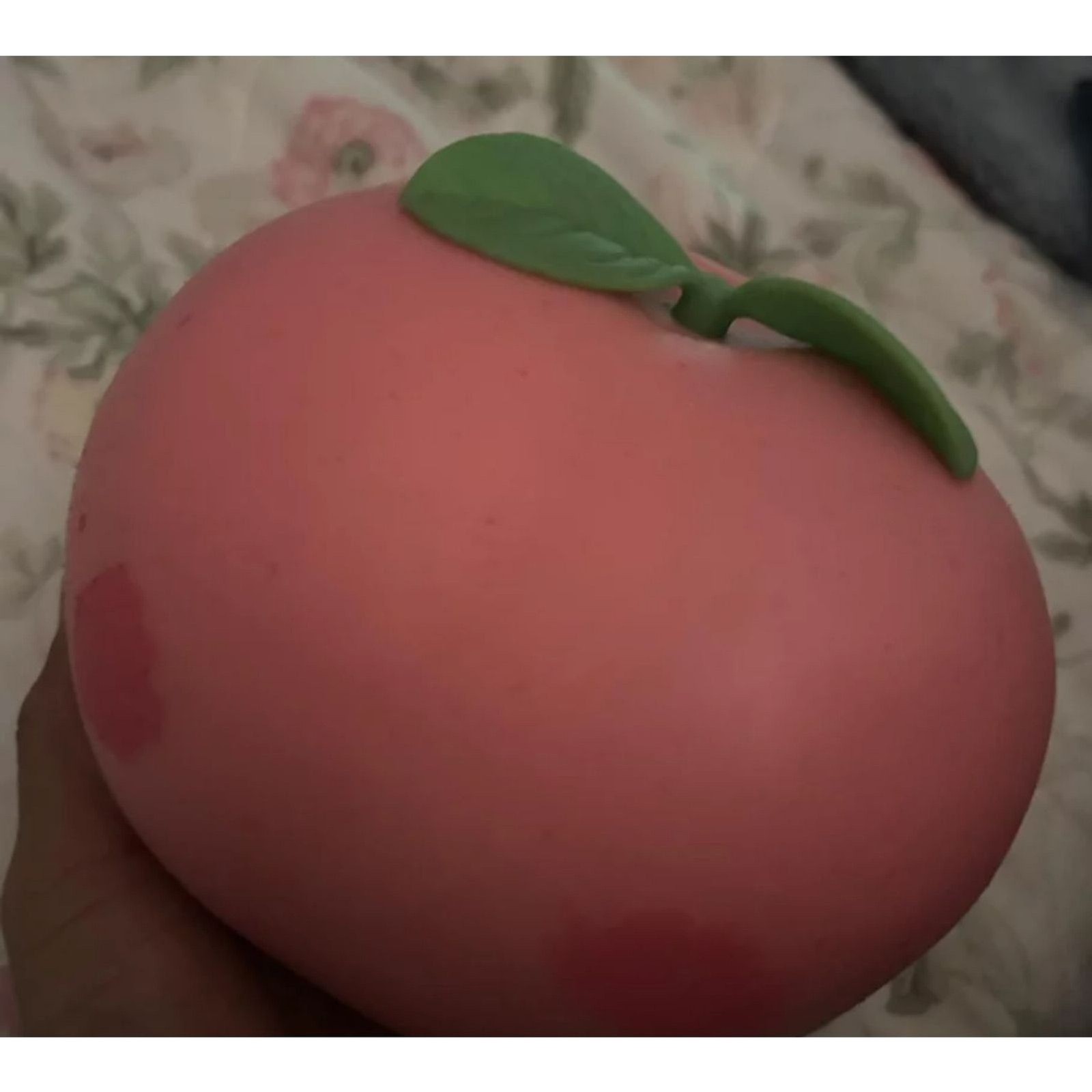 Squeezy Peach Squishy Stress Toy – Pink/Peach