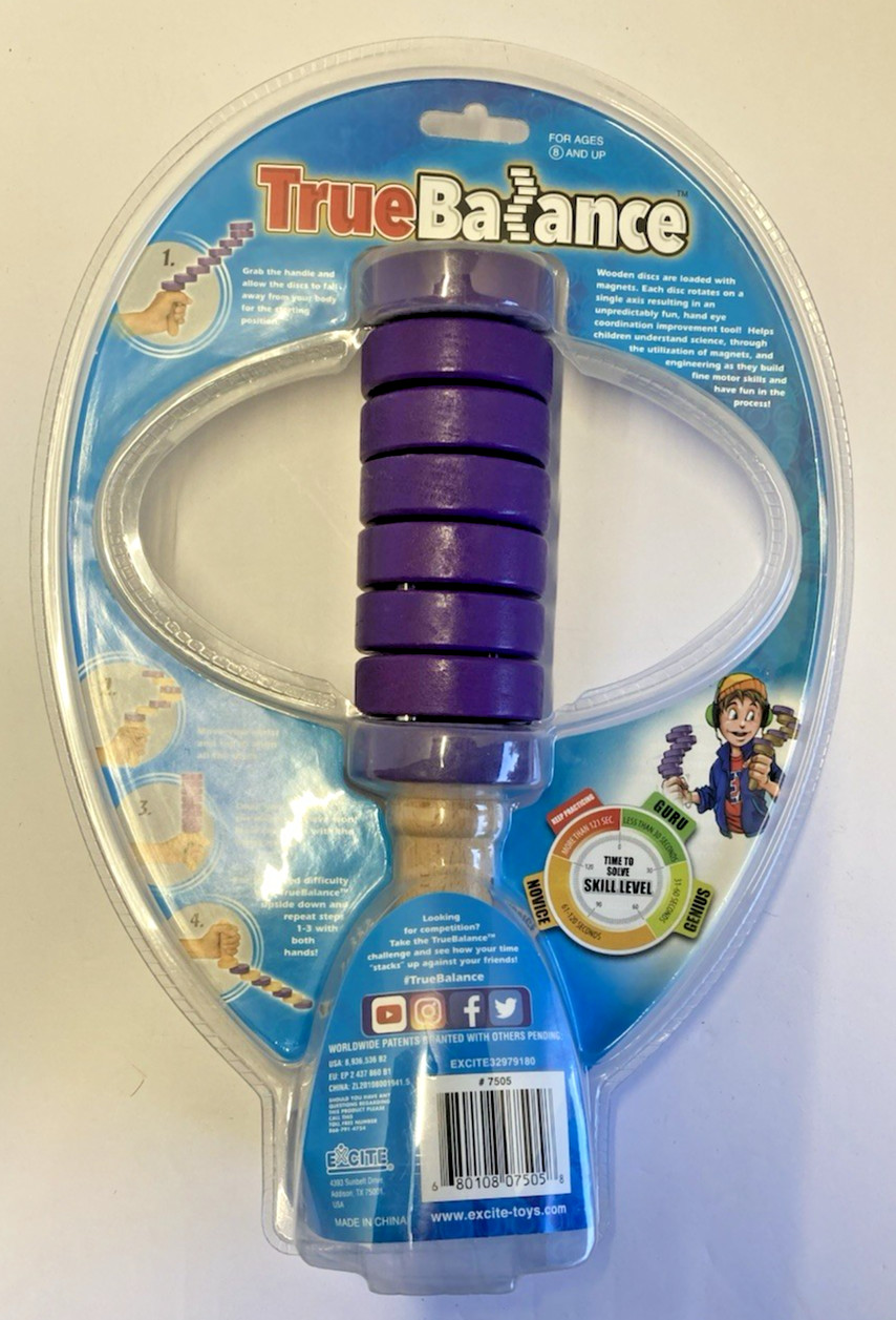 TrueBalance Coordination Game Balance Wood Toy for Adults and Kids STEM – New