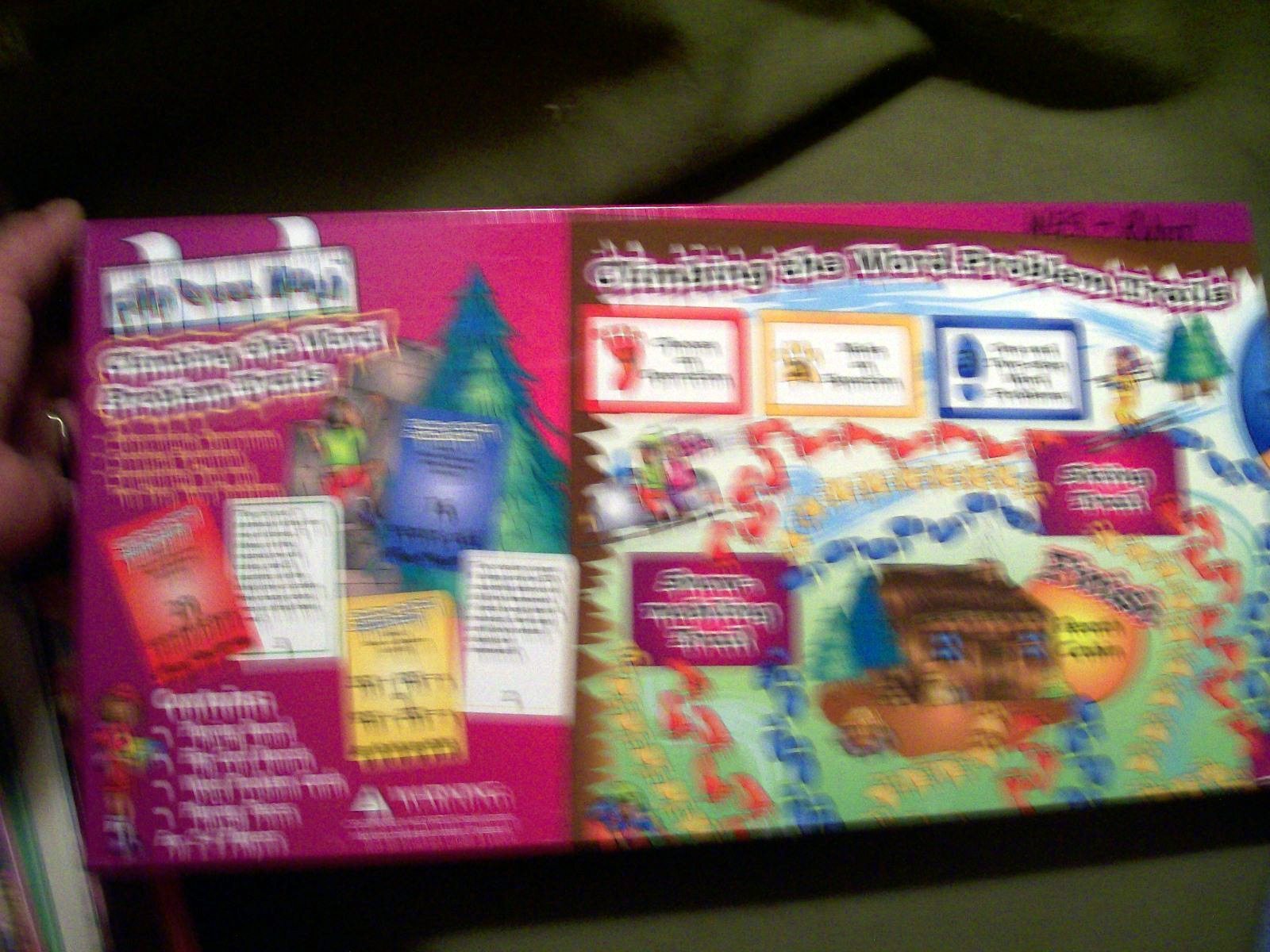 Flip Over Math Climbing the Word Problem Trails Game 2-4 Players Grades 3-5