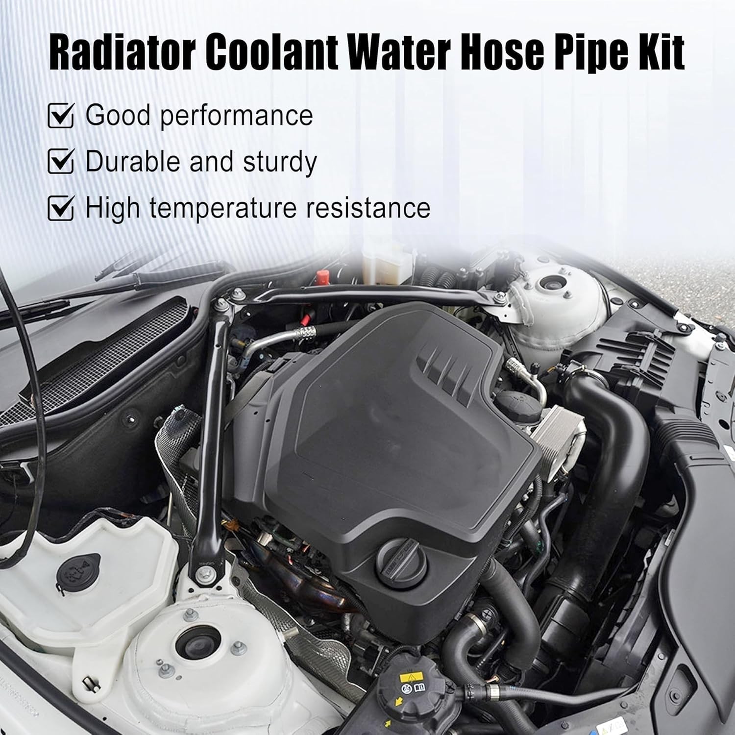 Radiator Coolant Water Hose Pipe Kit for BMW 135i 2008-2010 for 335i xDrive