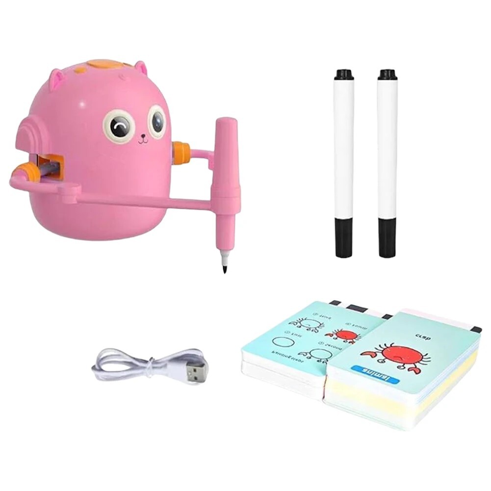 Interactive Educational Drawing Robot Preschool Learning Activities with 100 Car