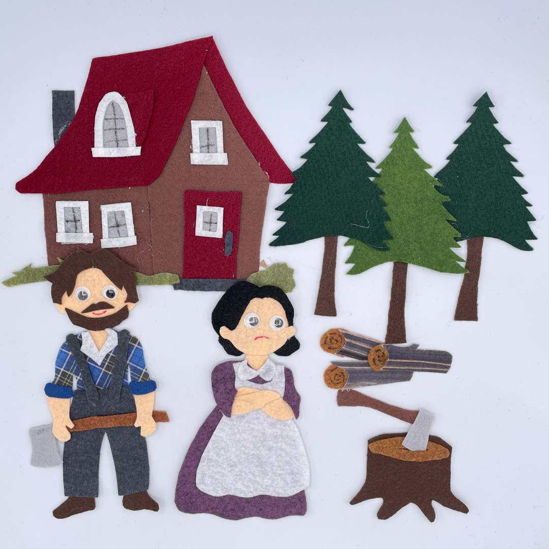 Hansel and Gretel Felt Pieces for Felt or Flannel Board Play