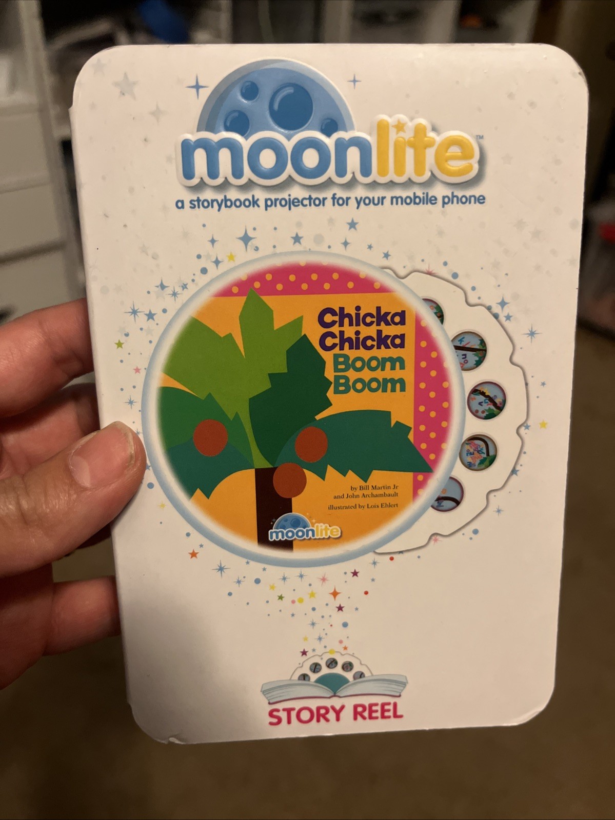 Moonlite Chicka Chicka Boom Boom Storybook Projector Story Reel Ages 1+