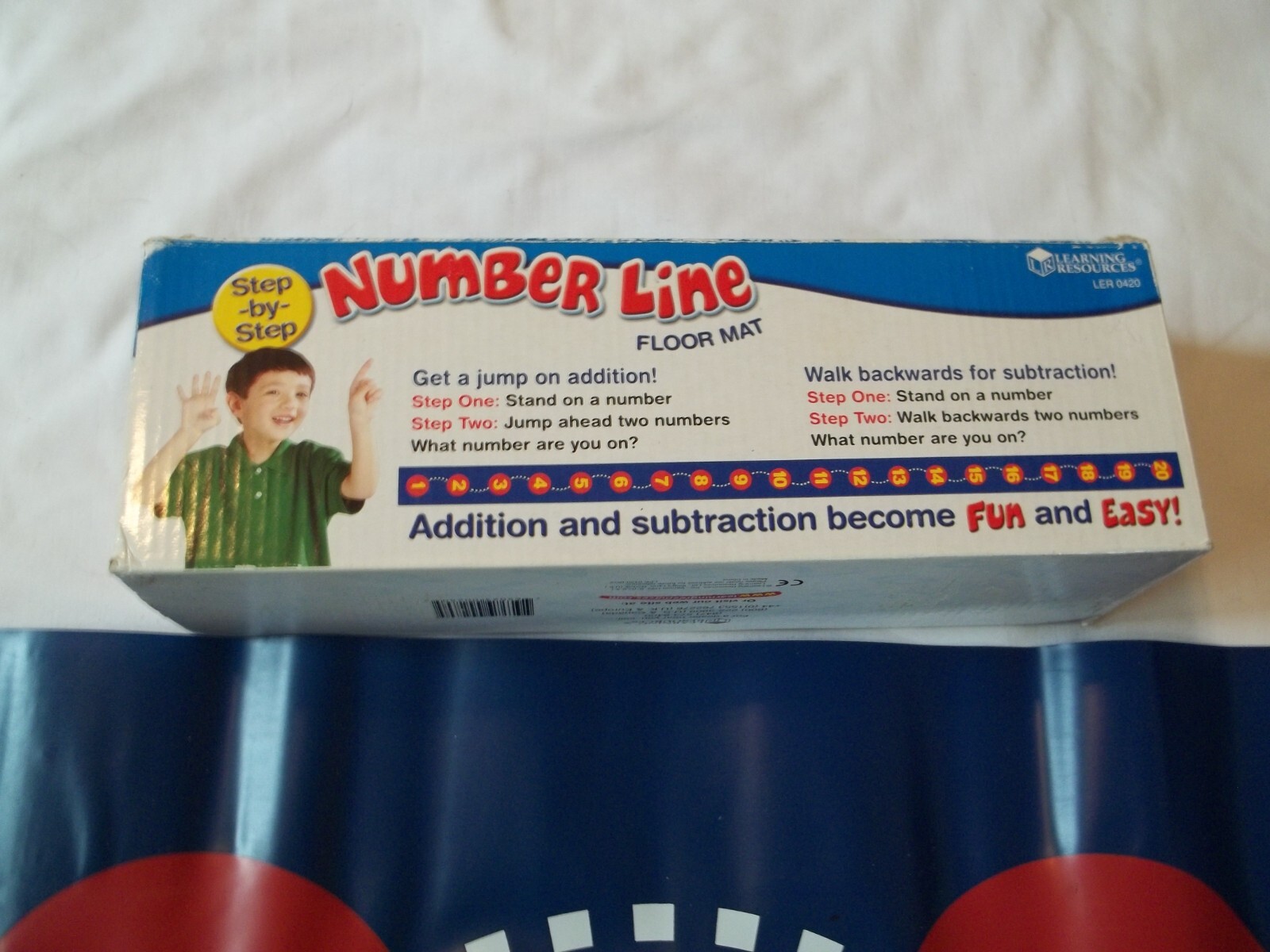 Learning Resources Number Line Floor Mat 20′ x 1′