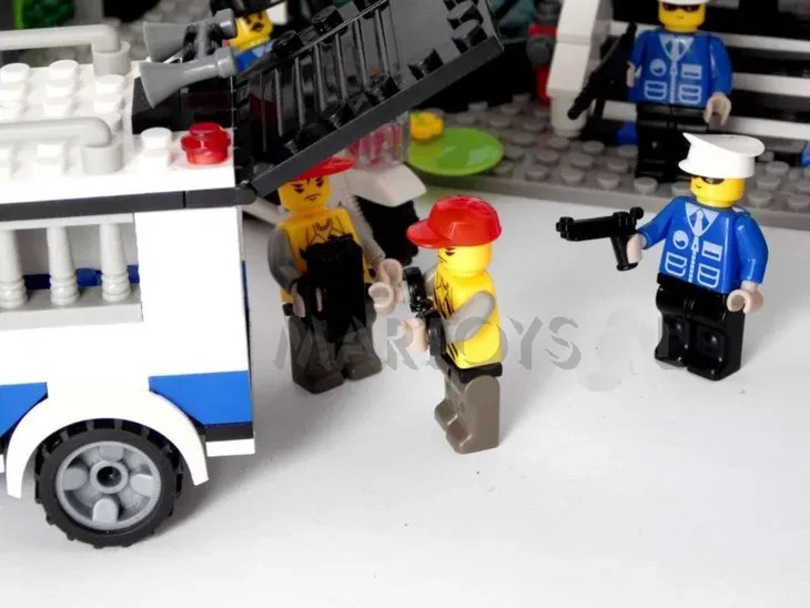 NEW Jubiux Police Public Order C9698A Kids Block Building Educational 3D Puzzle