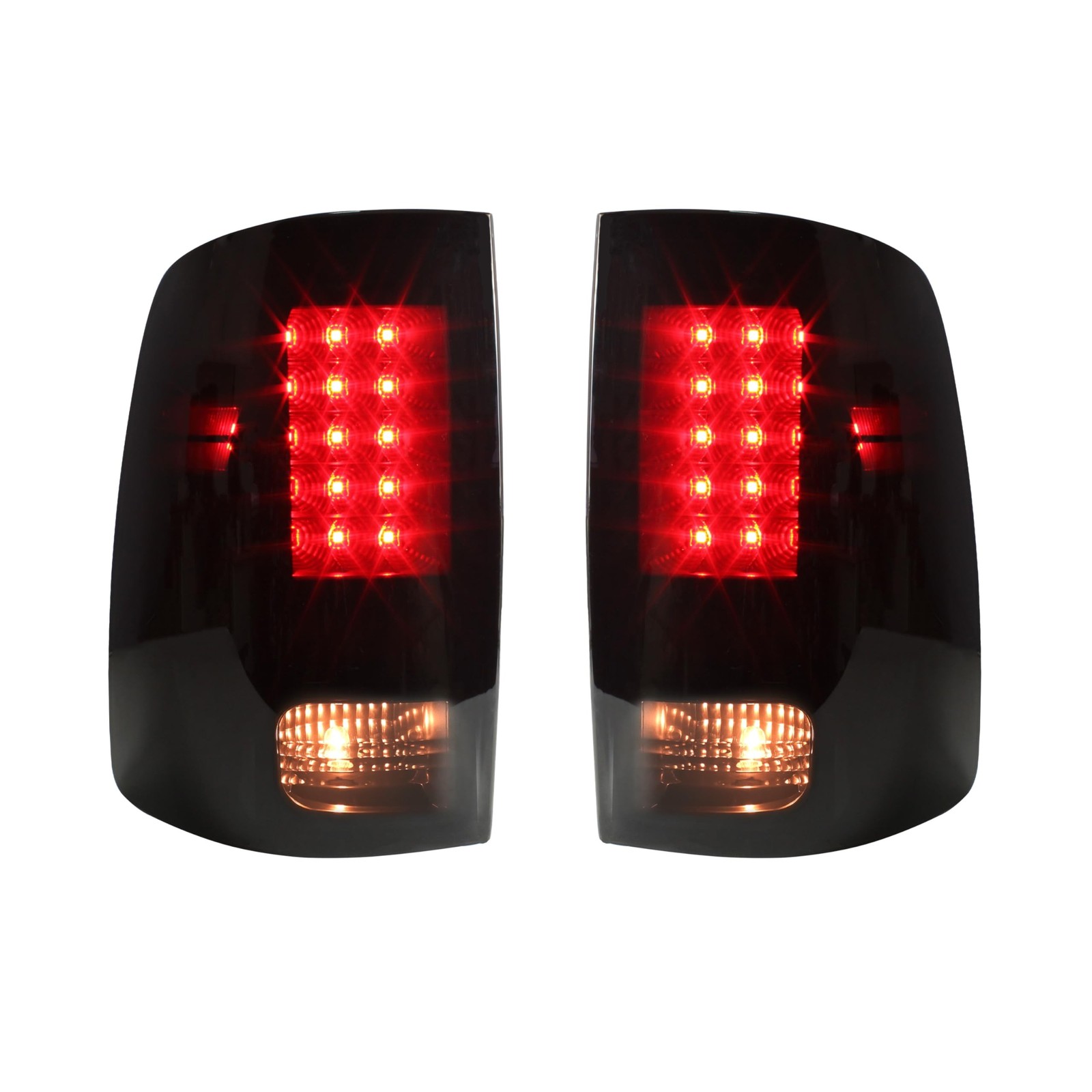 LED Tail Lights for Dodge RAM 1500 2500 3500 09-18, Smoked Black LED Tailligh…