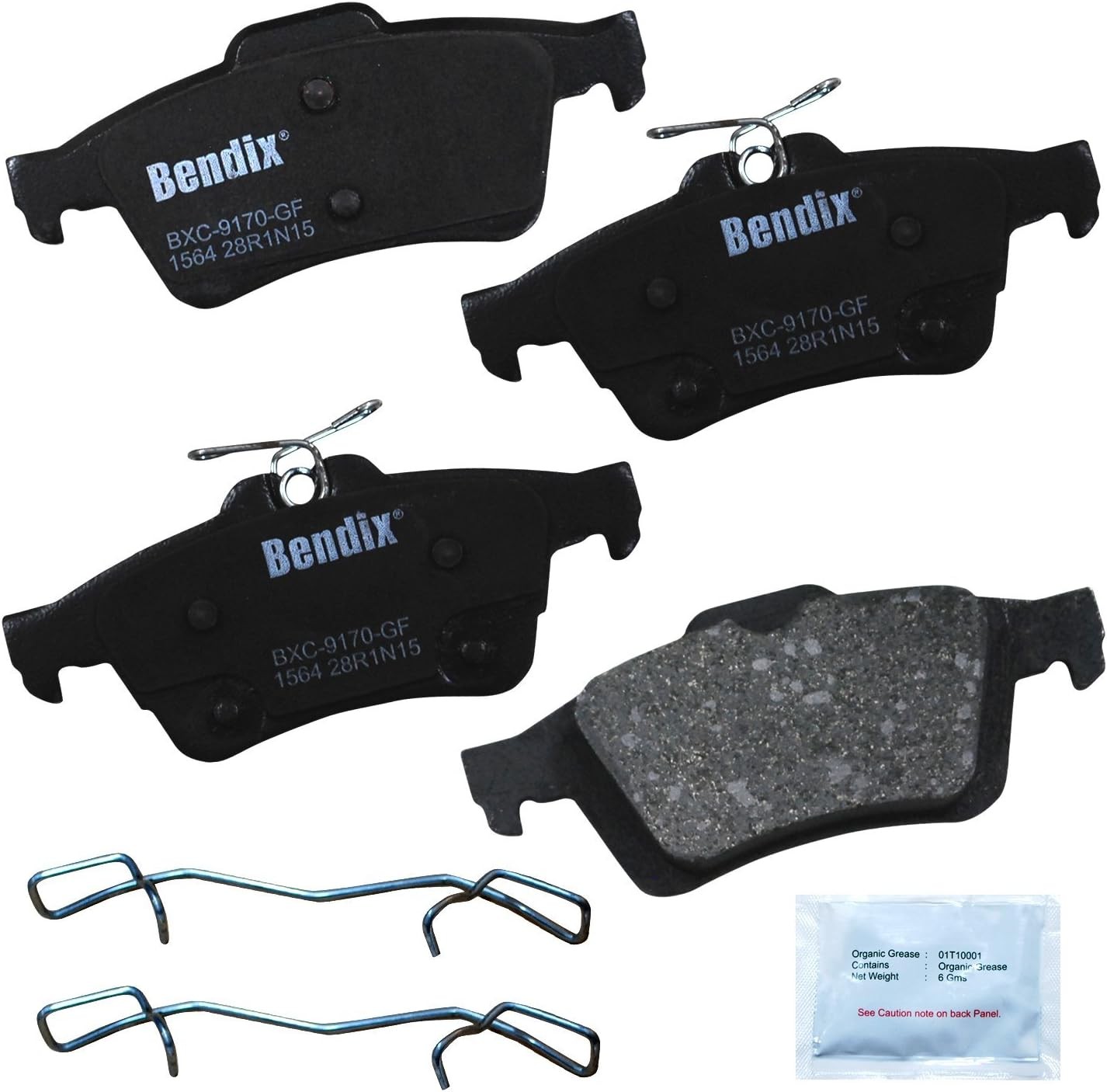 Bendix Priority 1 Ceramic Brake Pads Set For Ford C Max Escape Focus Transit