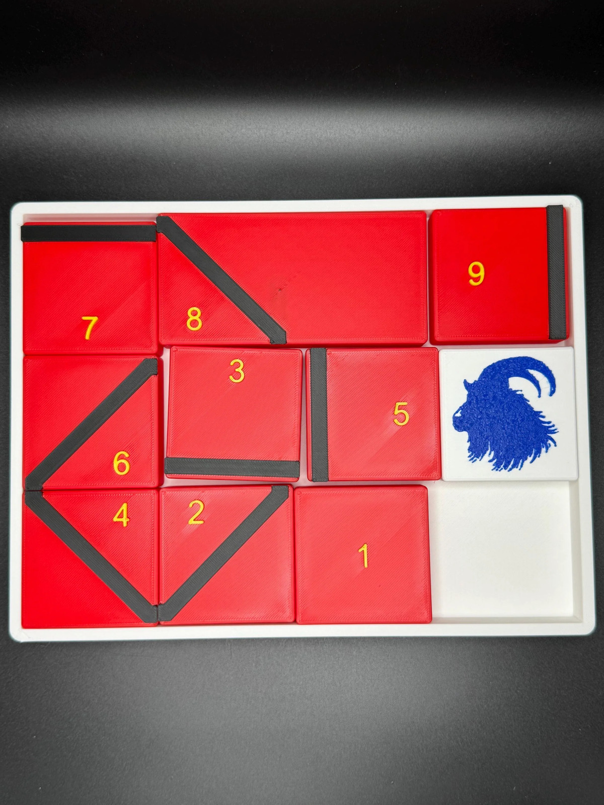 Get My Goat Puzzle – Modern Recreation of 1914 Sliding Puzzle – Large 3D Puzzle