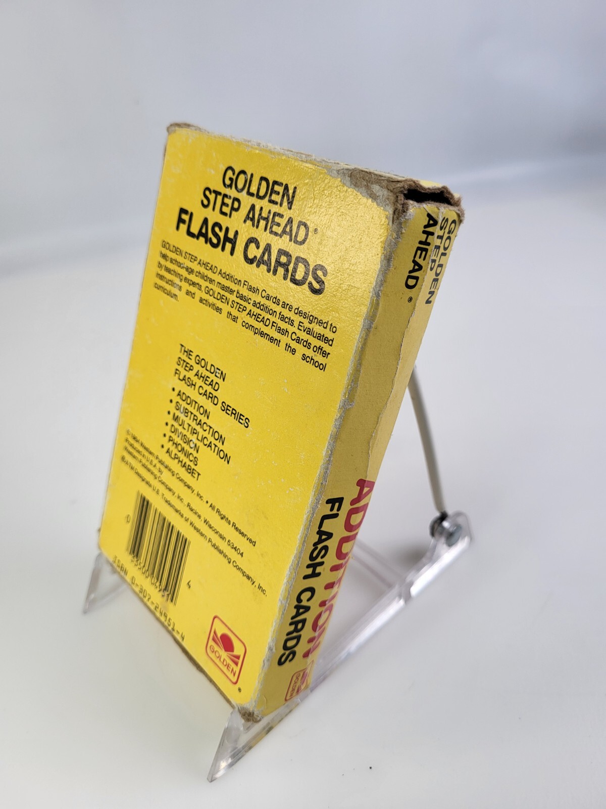 Vintage 1984 Golden Step Ahead Addition Flash Cards