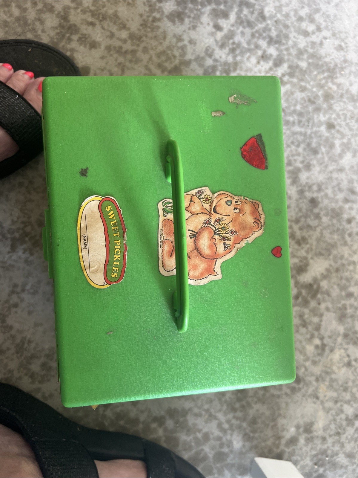 Vintage Sweet Pickles Preschool Program Learning Case Activity Bus (empty)