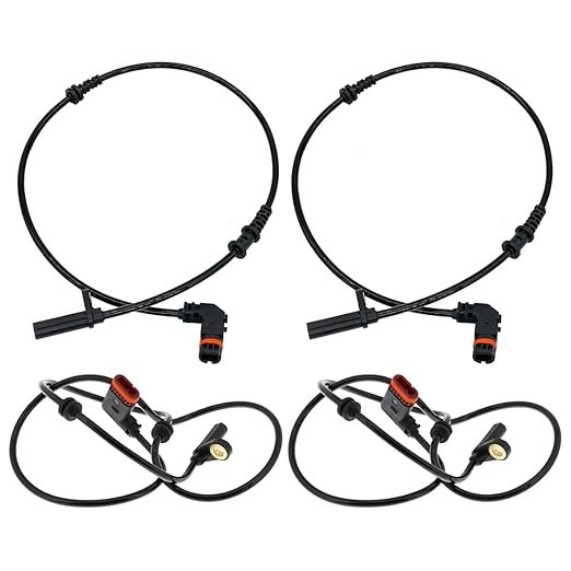 4PCS L/R Wheel Speed Sensor, Suitable 2007-2015 for Mercedes Benz C200K C280 C63