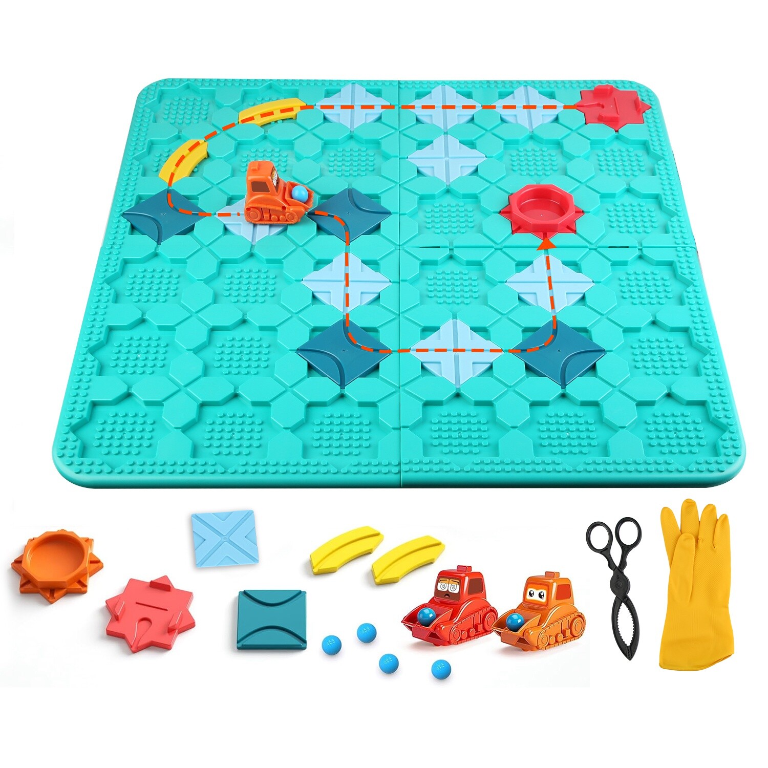 Logical Road Builder Interactive Games Brain Teaser Puzzle Toy Kids Toddler