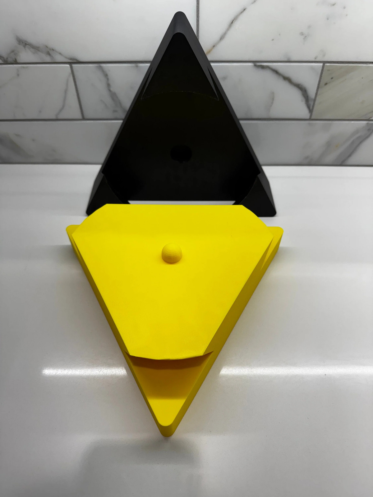 Impossible Dovetail Triangle Puzzle – 3D Printed Unique Brain Teaser, Gift for
