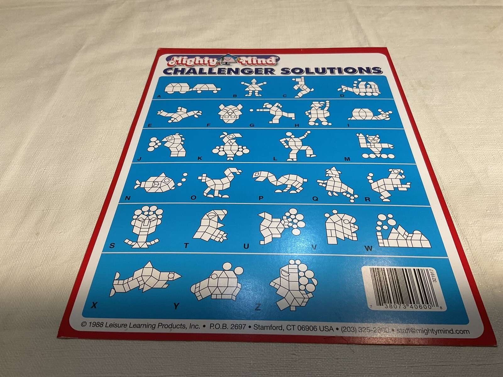 LEISURE LEARNING MAGNETIC MIGHTY MIND TILES & PATTERN CARDS CHALLENGER SET