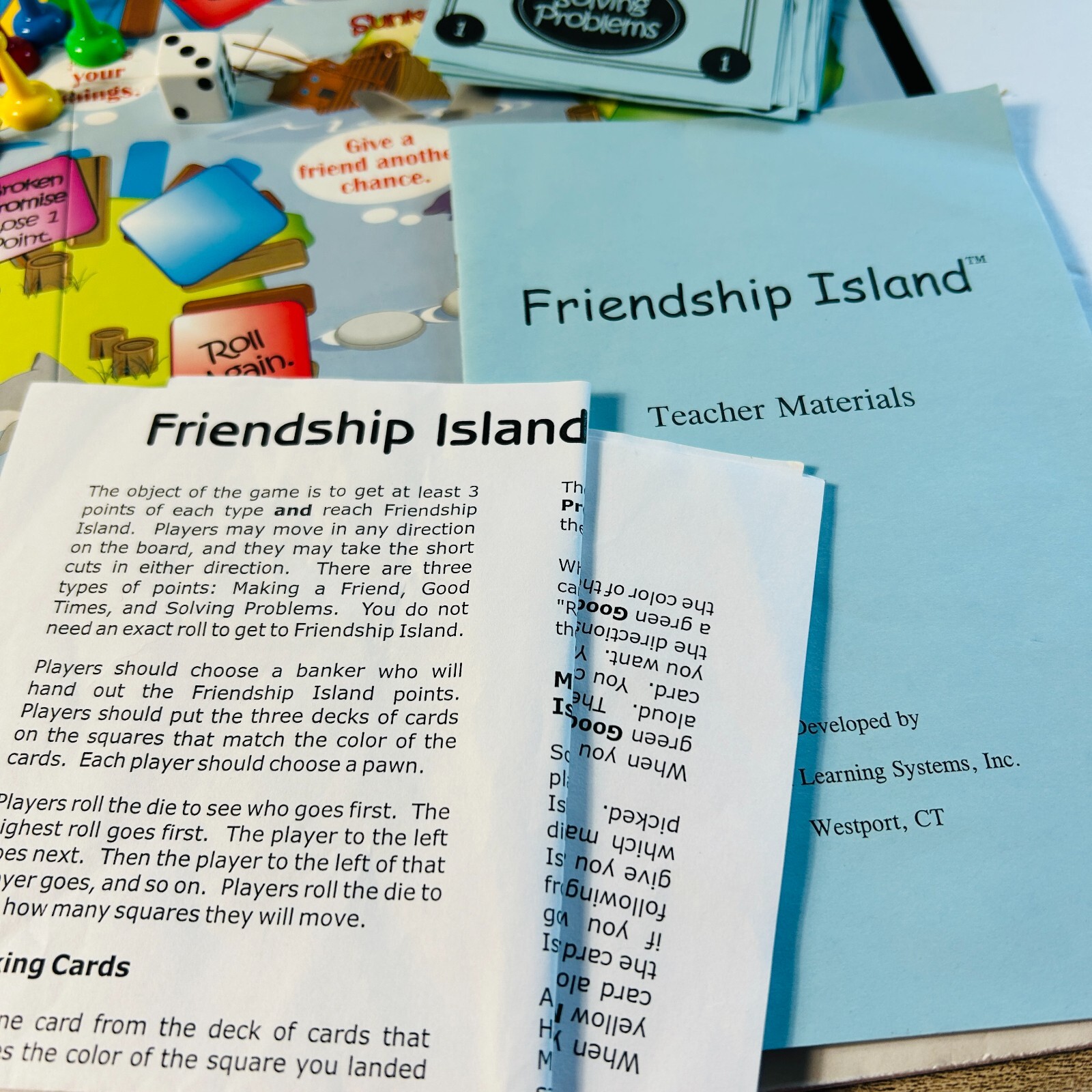 Friendship Island Childrens Social Skills Game Franklin Learning Systems 2006