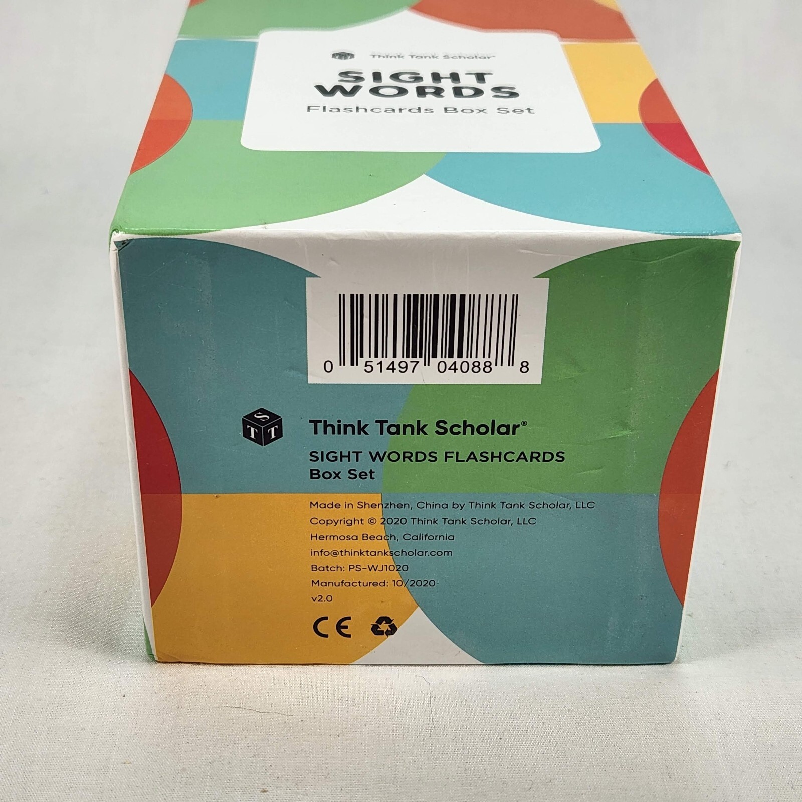 Think Tank Scholar 520 Sight Words FlashCards BOX Set Grade PK-3 some brand new