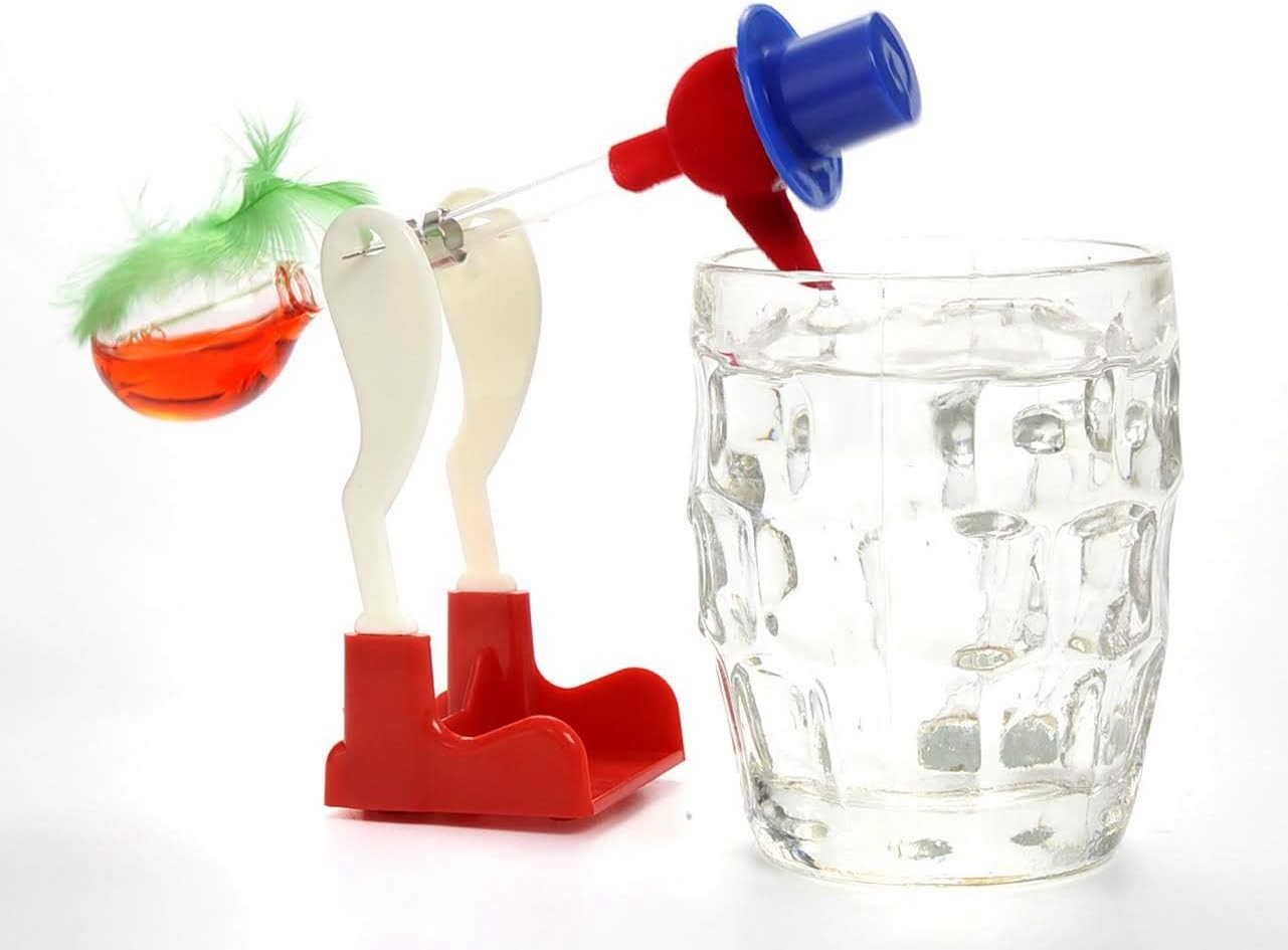 3 Classic Head Dunk Perpetual Motion Science Toy Retro Physics Desk Gadget Gift