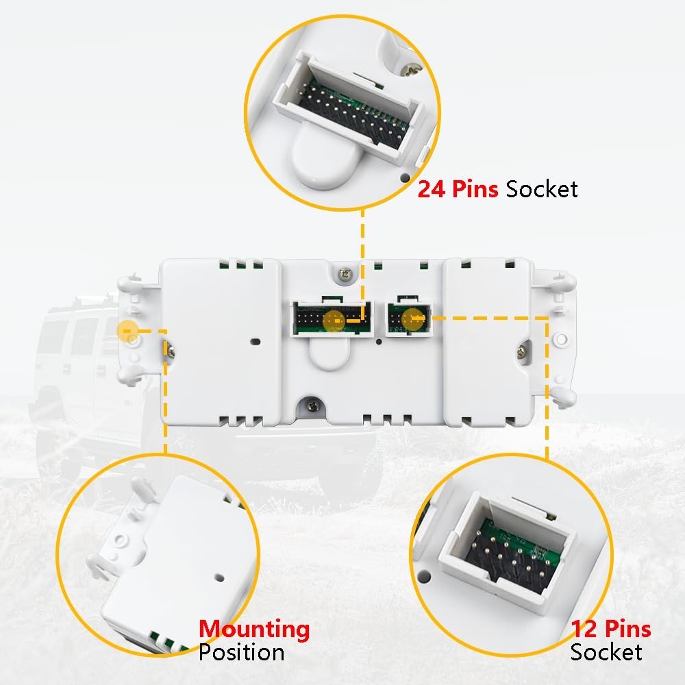 A/C Heater Climate Control Module Panel Switch | Fit for Chevy Silverado