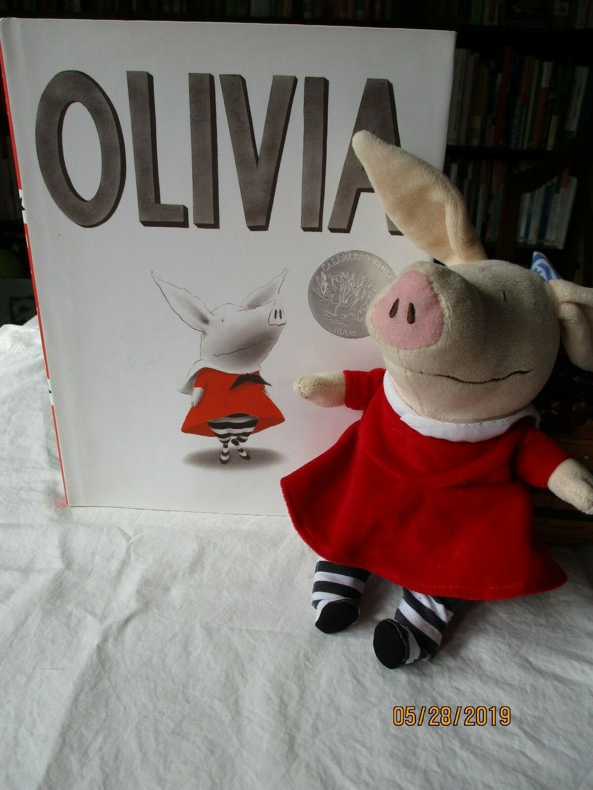 Hardback edition of the original Olivia book and plush Olivia 9 “