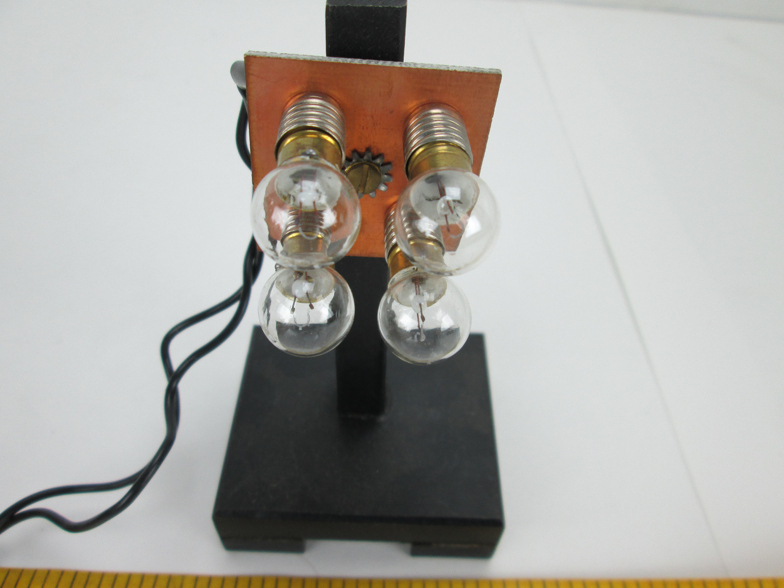 Four Lamp Signal Light Test Electric Science Fair Experiments Lab School T