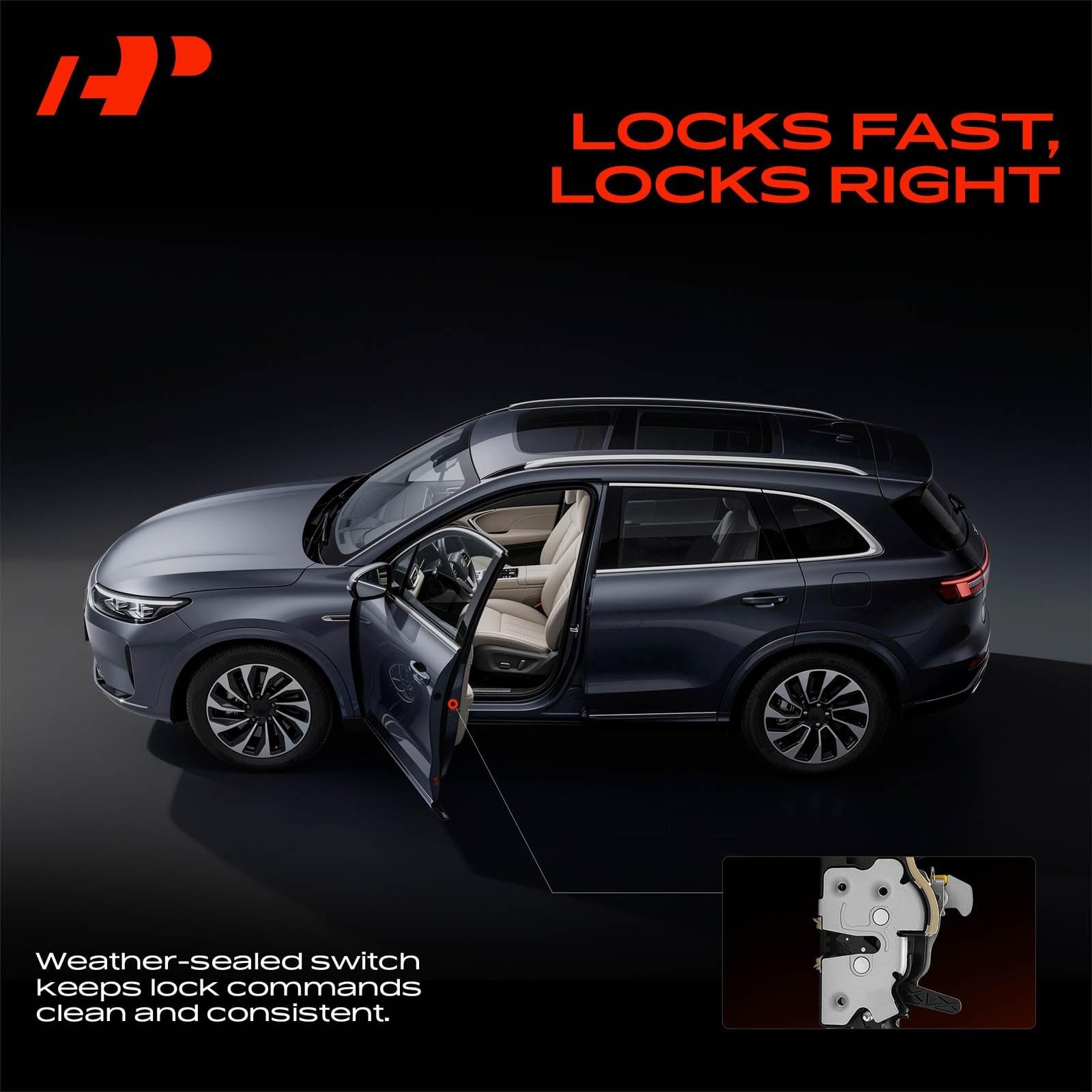 A-Premium Upper Rear Tailgate Lock Actuator Motor Compatible with 2018-2023 F…