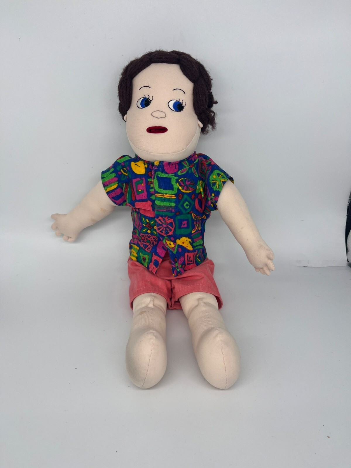Vintage Teach A Bodies Anatomically Correct Plush Dolls 3pc #2839
