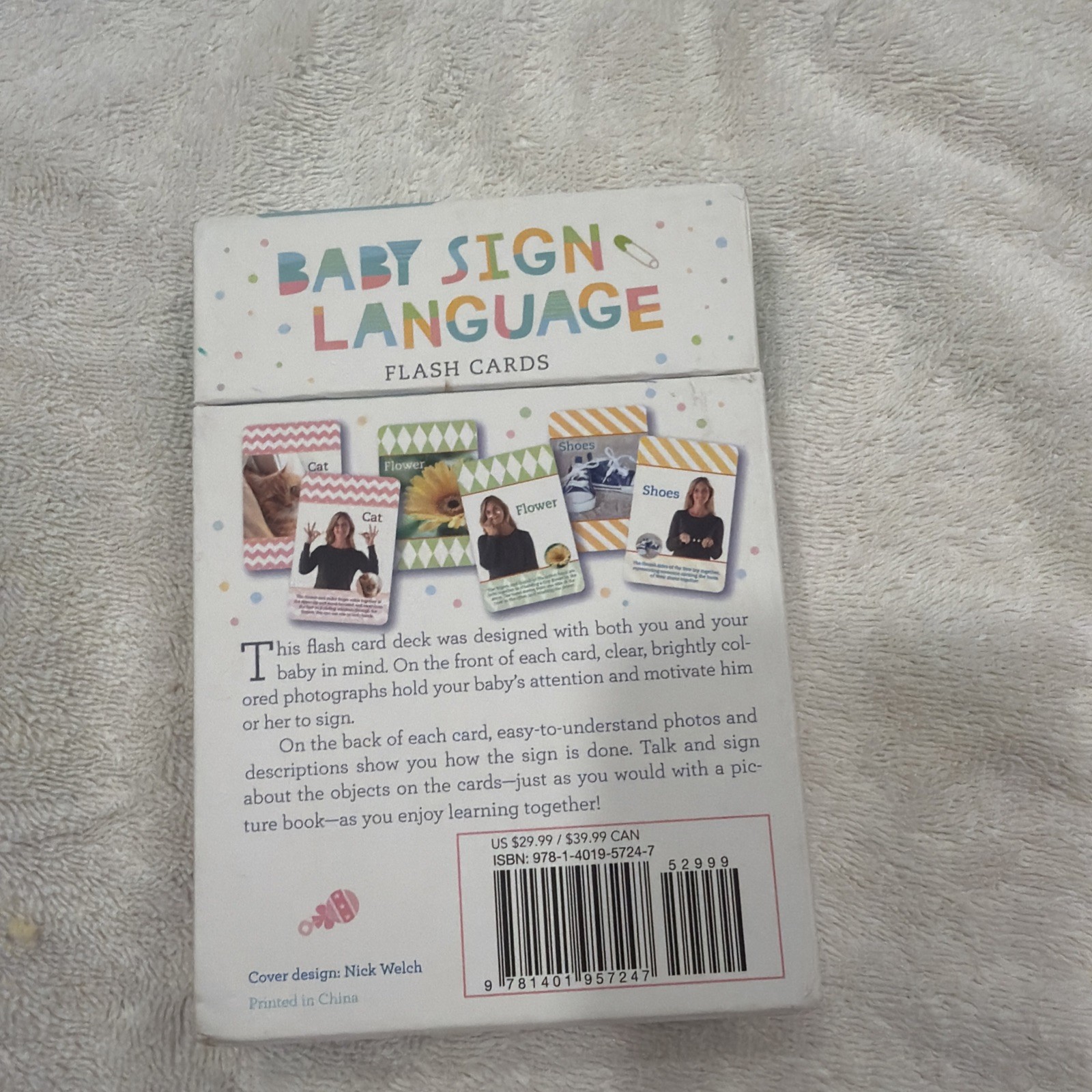 Baby Sign Language Flash Cards Deck of 50 Flash Cards With Pictures