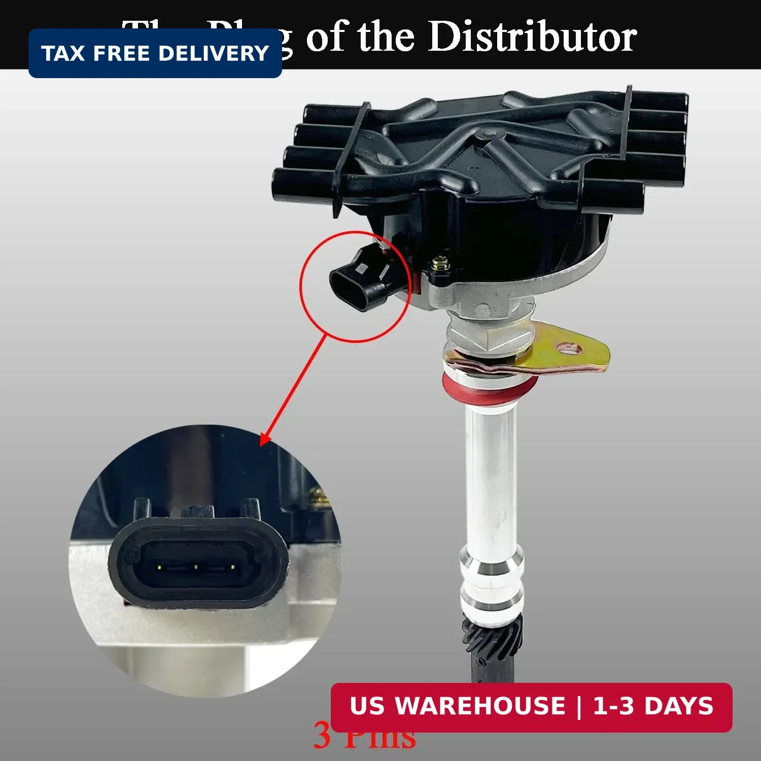 Ignition Distributor for 1996-2002 Chevy GMC Cadillac Isuzu with Vortec V8 5.0L