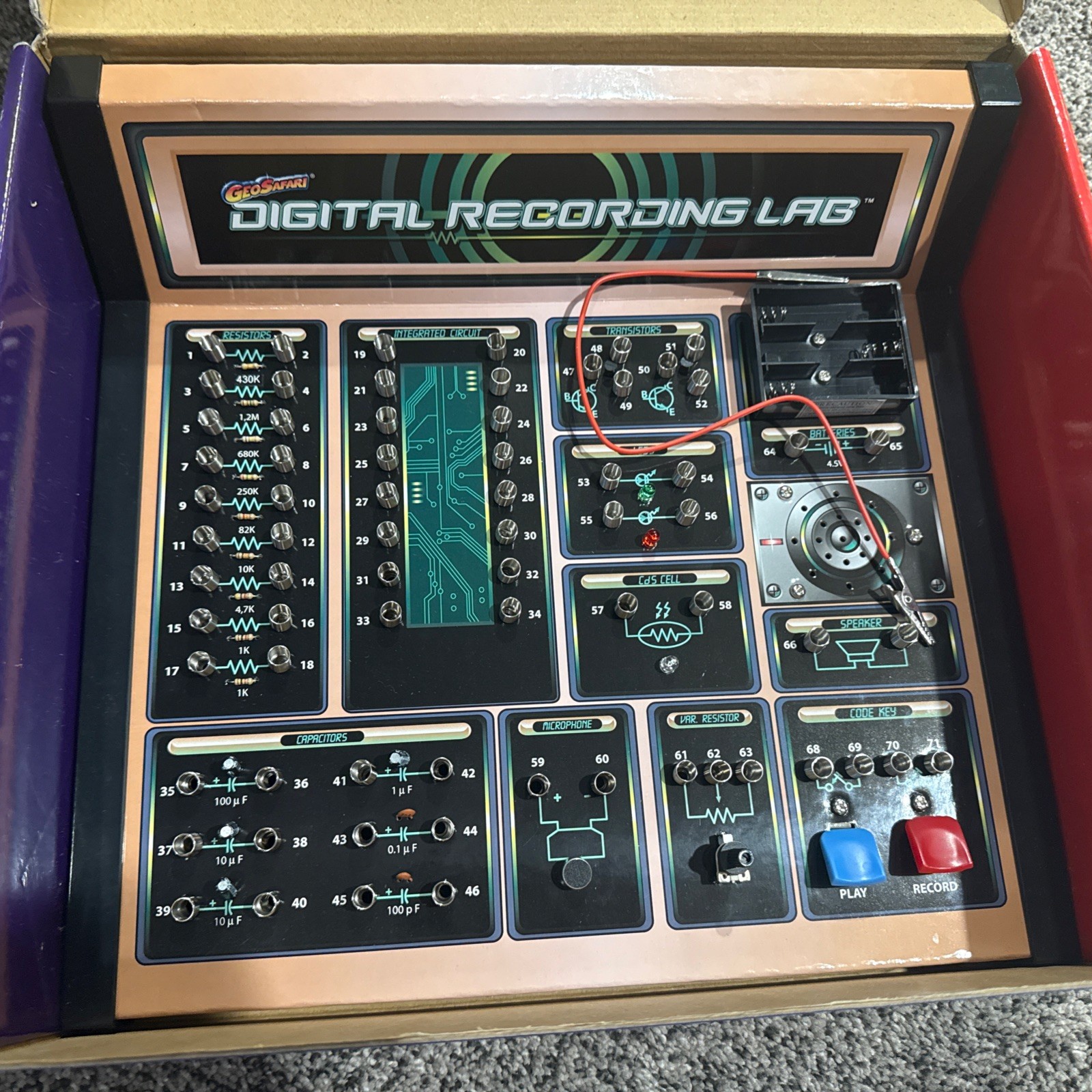 Geosafari Digital Recording Lab Physics 2004 STEM Unplug Learning Game Night