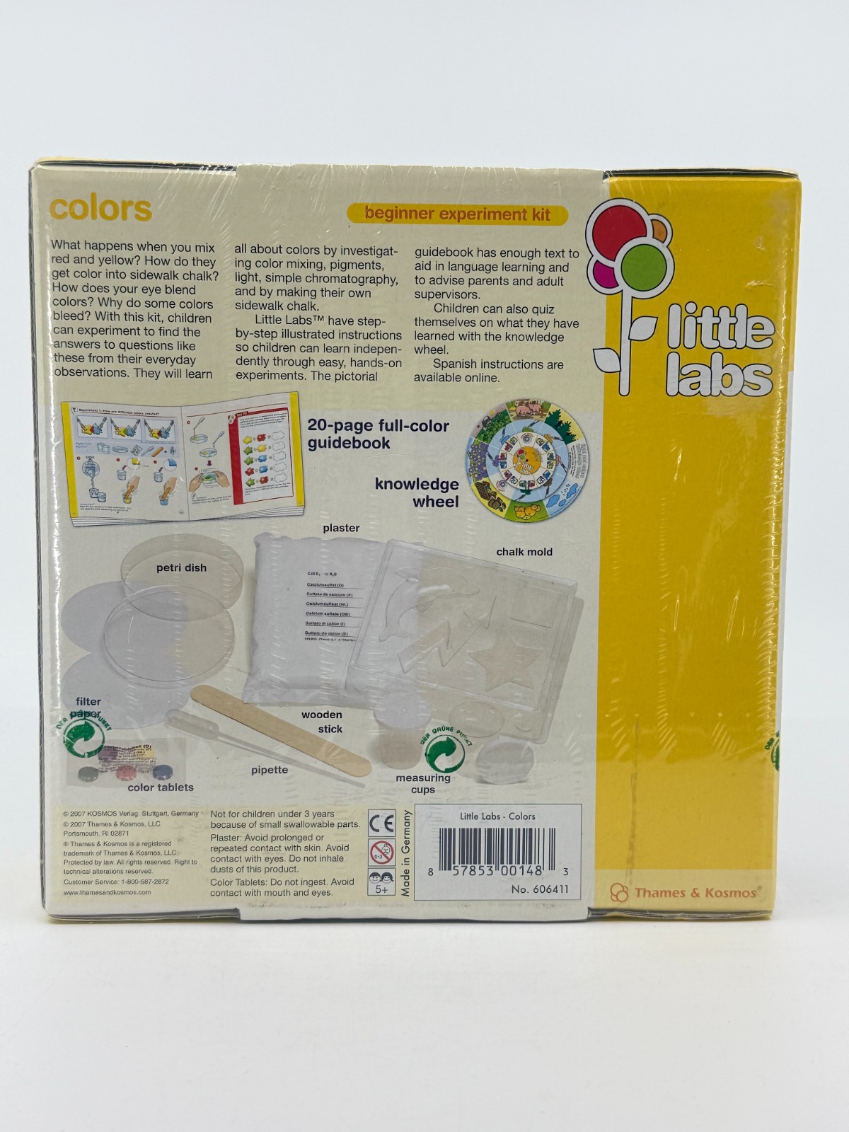 Little Labs COLORS beginner experiment kit NEW SEALED Gift Kids 5 years old plus