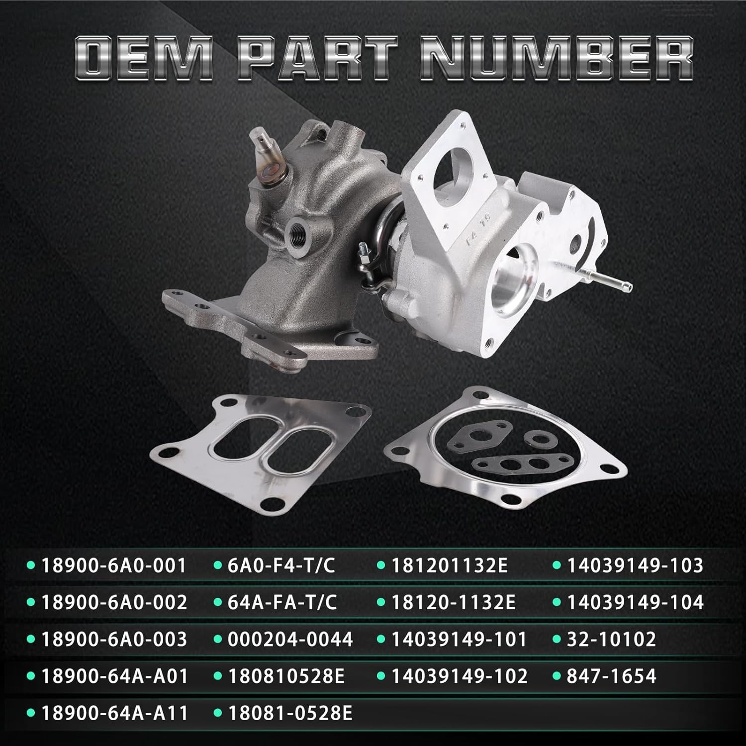 Turbo Turbocharger 18900-6A0-003 Compatible with Honda Accord 1.5L 2018–2022