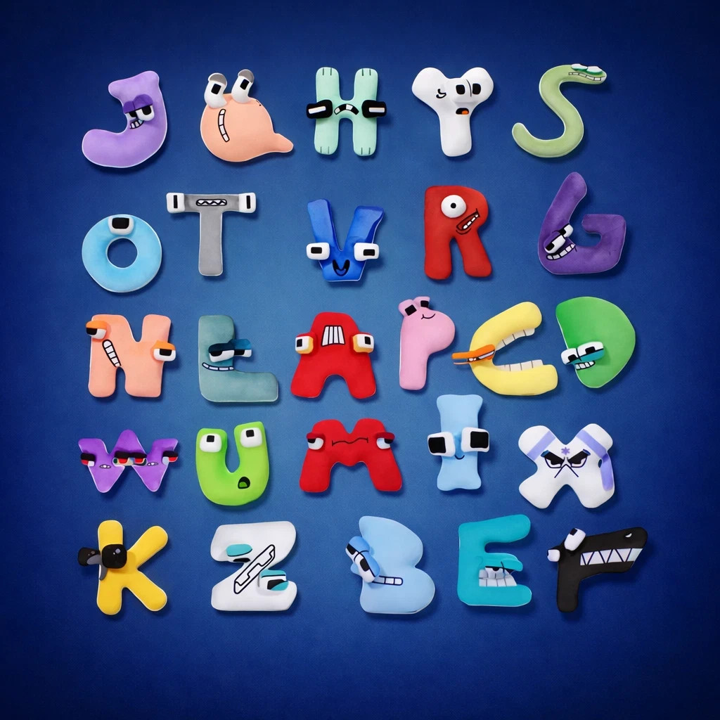 Alphabet Lore Plush Set A–Z | 26 Letter Set Monster Stuffed Dolls Collection