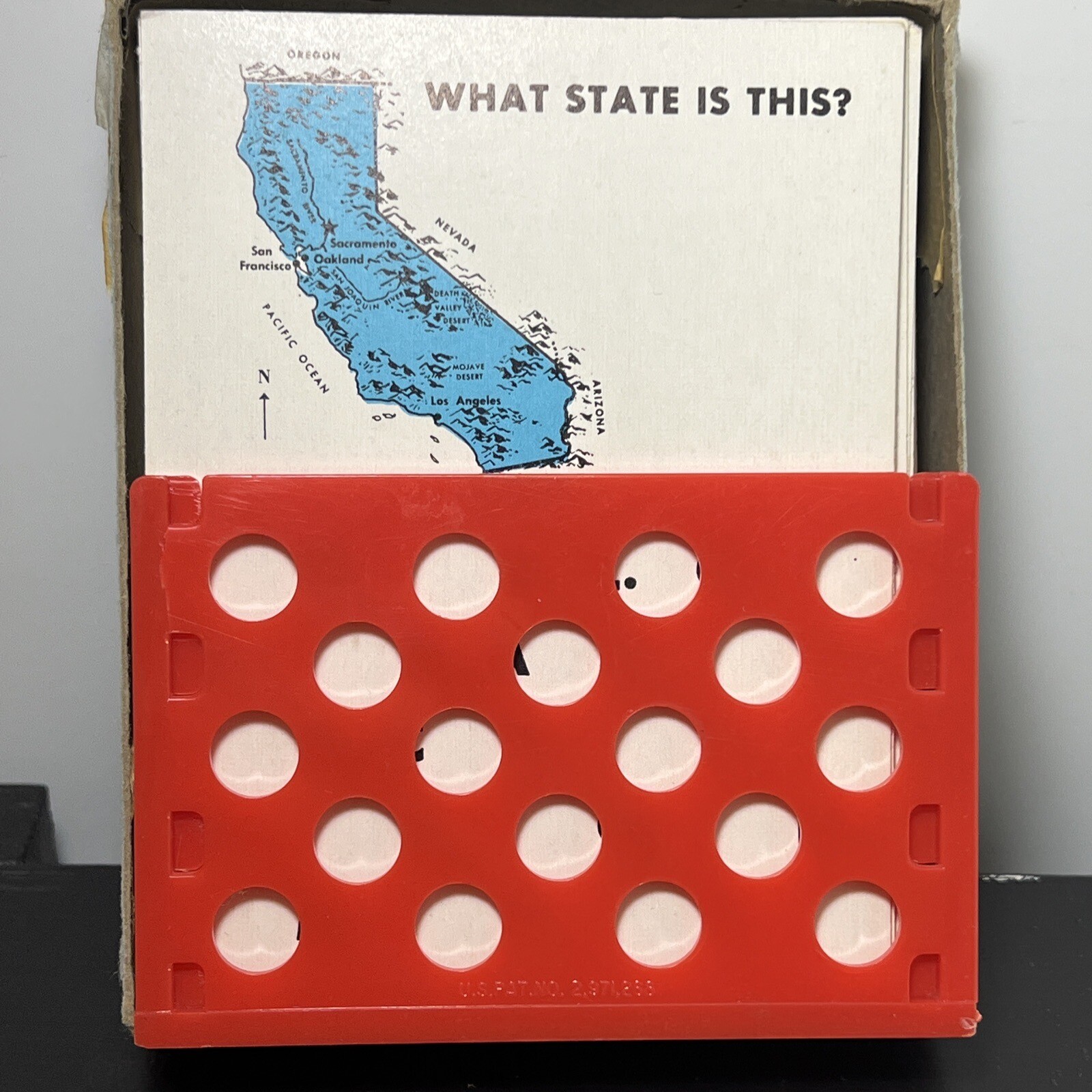 Vintage 1960s Magic Teacher Cards “All About Our 50 States” Bar-Zim Toy Co