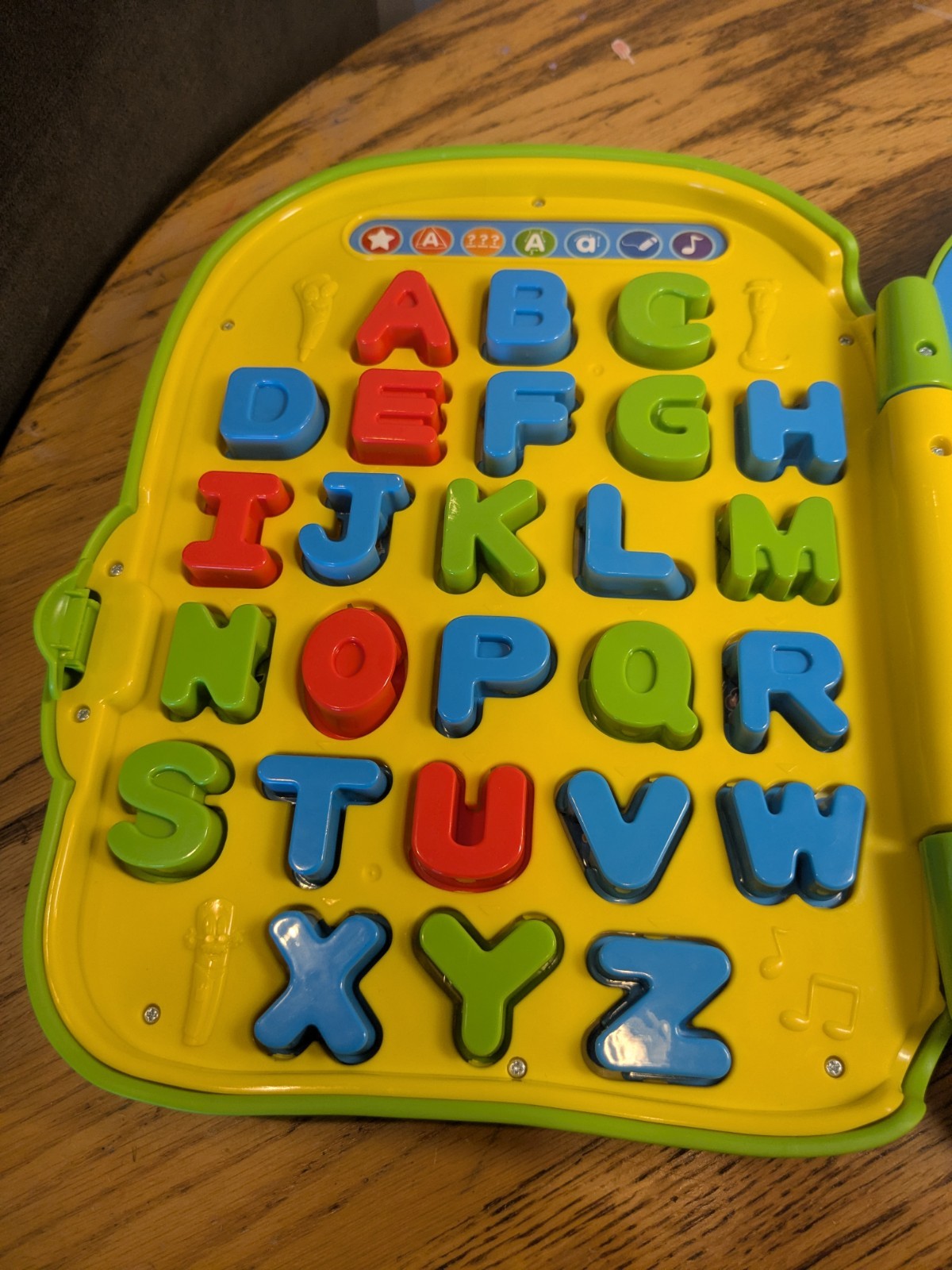 Leap Frog Mr Pencils ABC Backpack Interactive Green Educational Toy All Letters