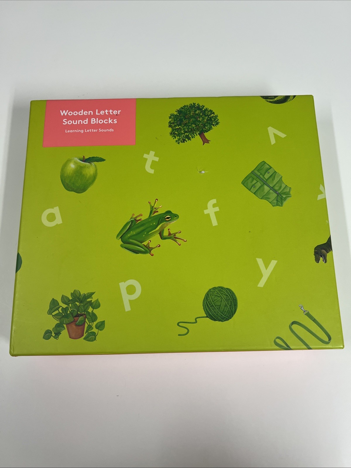 Lovevery Wooden Letter Sound Blocks 20 Blocks Complete w Box & Accessories