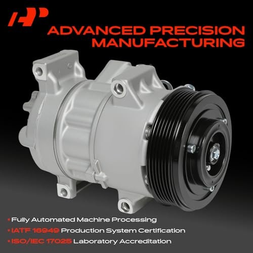 Air Conditioner AC Compressor with Clutch for Toyota Corolla 1.8L 2009-2010, Mat