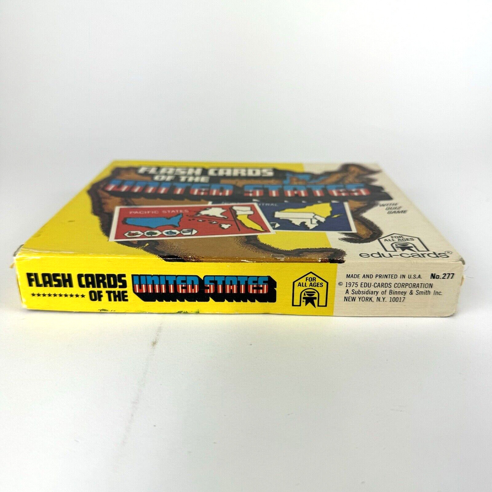 Educational Flash Cards Of The United States Vintage 1975 Box Set – by Edu Cards