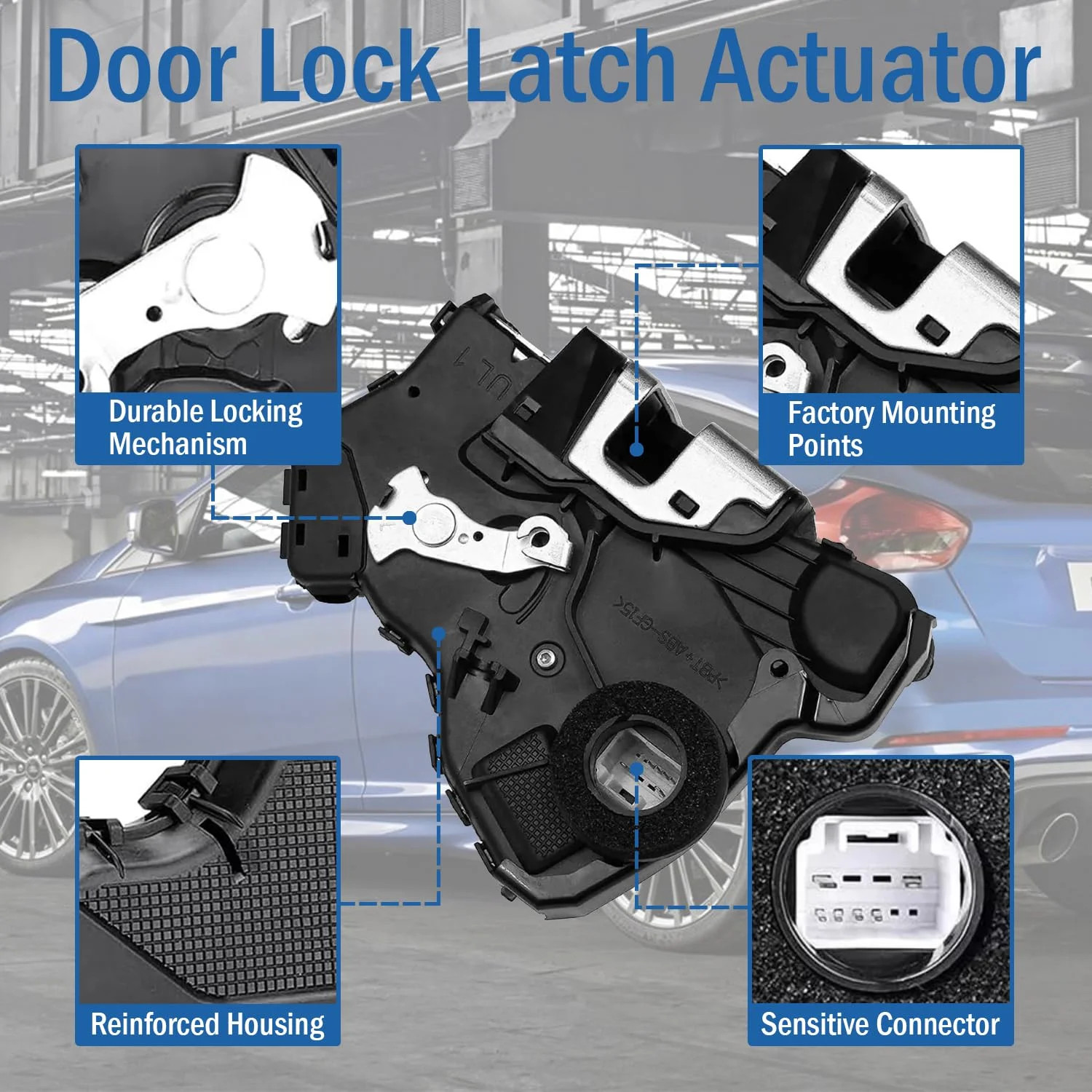 Front Left Driver Side Door Lock Latch Actuator Motor Fits for Toyota 4Runner Tu