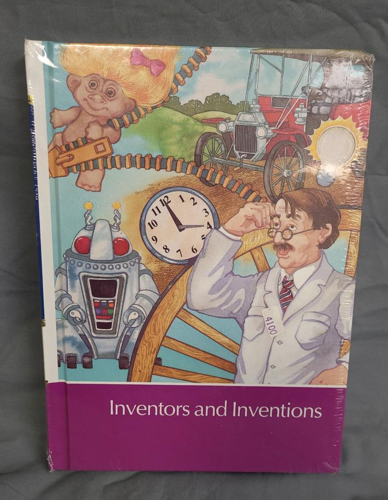 SEALED Childcraft Book 1980’s? Inventors and Inventions Hardback Never Opened
