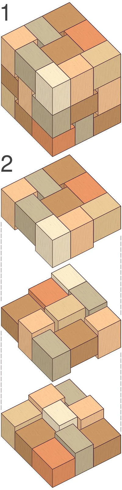 Hoffman’s Packing Puzzle – Unique Brain Teaser, 27 Cuboids Challenge, Fun &