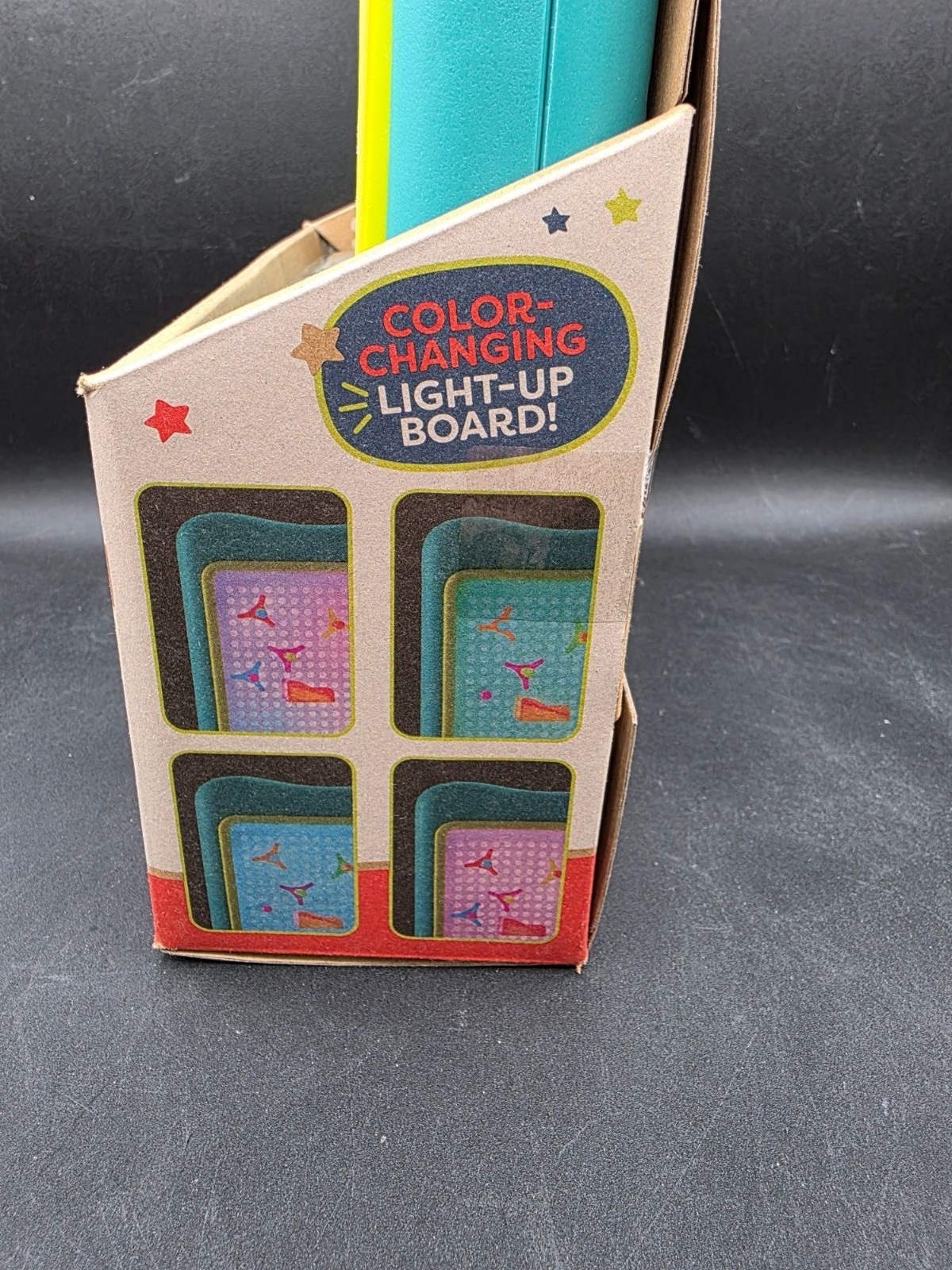 B. Toys 180-Piece Color-Changing Light-Up Board With Peg & Marble Run Set