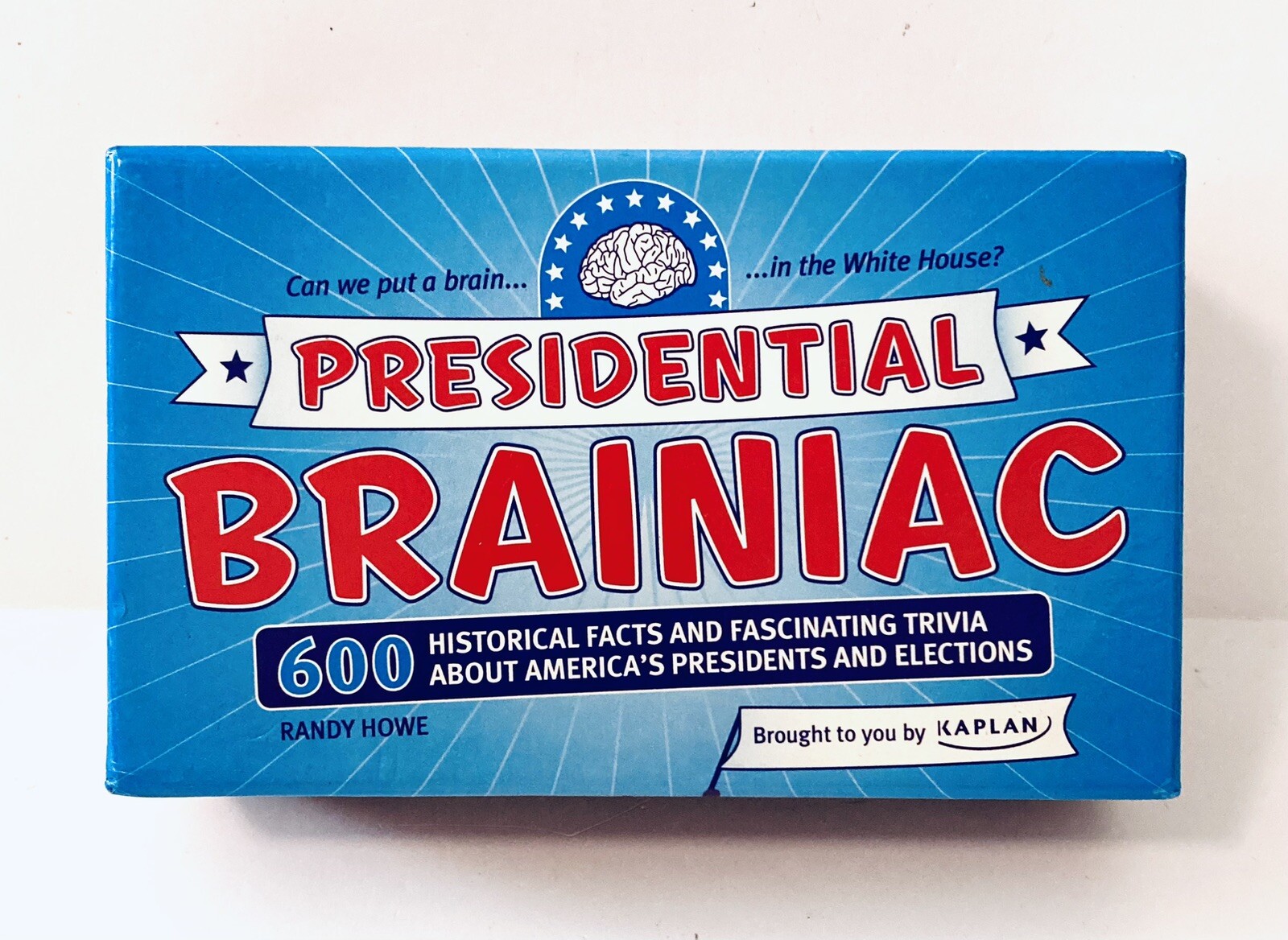 Presidential Brainiac Flashcards – 600 Historical Facts and Trivia – Kaplan