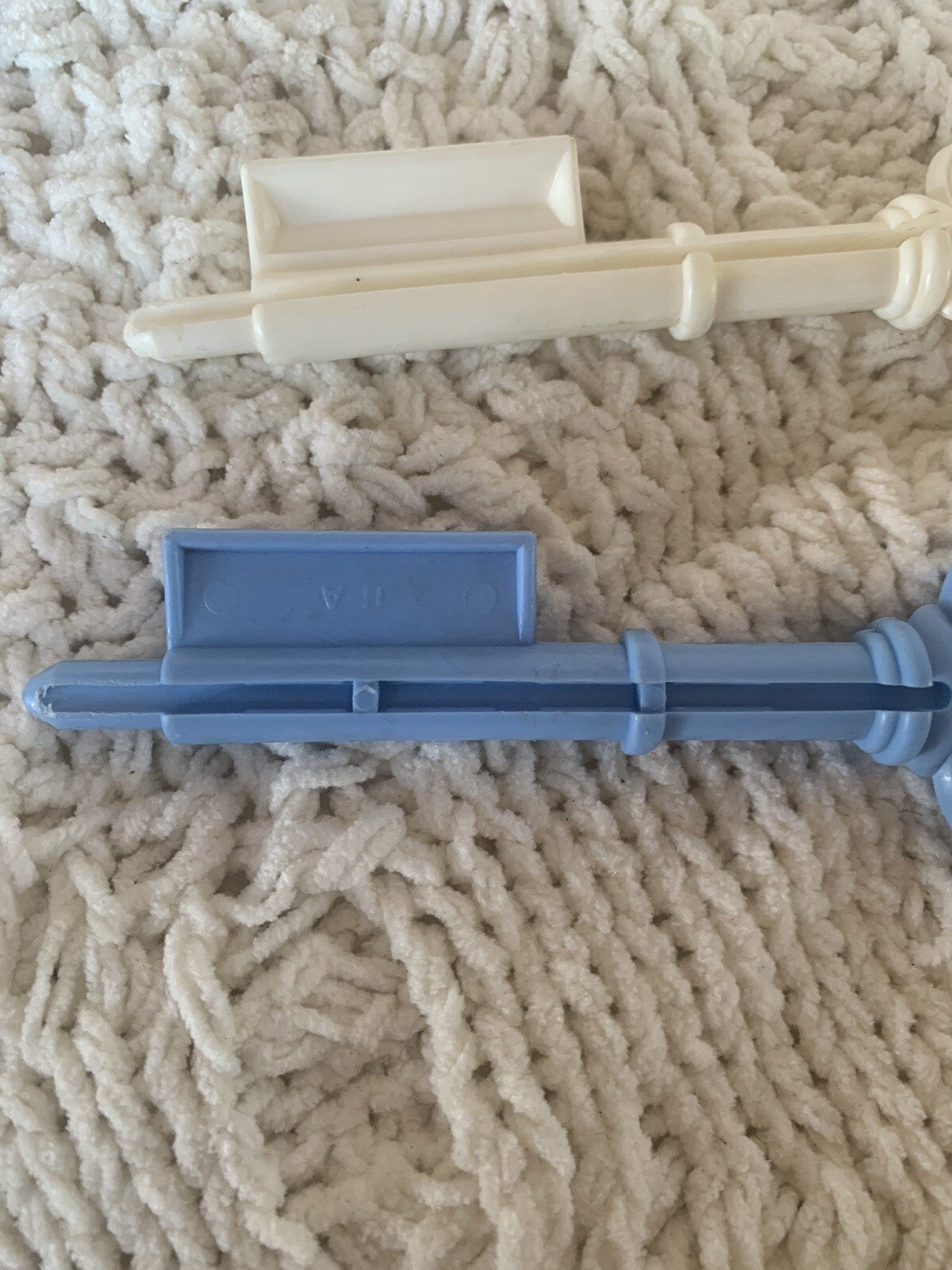 Two Keys of Learning A Child Guidance Toy Replacement Keys Light Blue And White