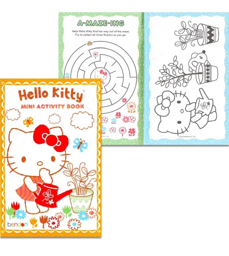 NEW HELLO KITTY 46 MAGNETIC ACTIVITY TIN PLAY SET