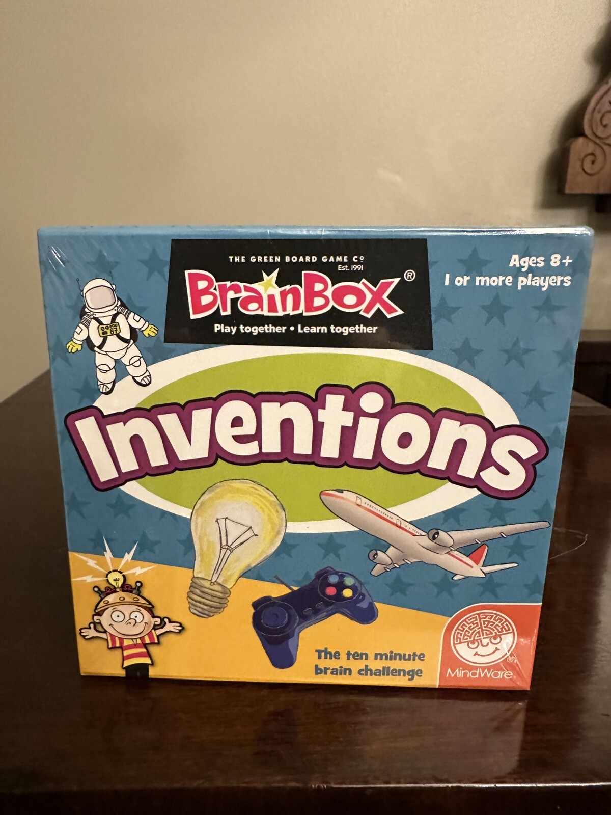 **New** MindWare Brain Box “Inventions” Educational Card Game