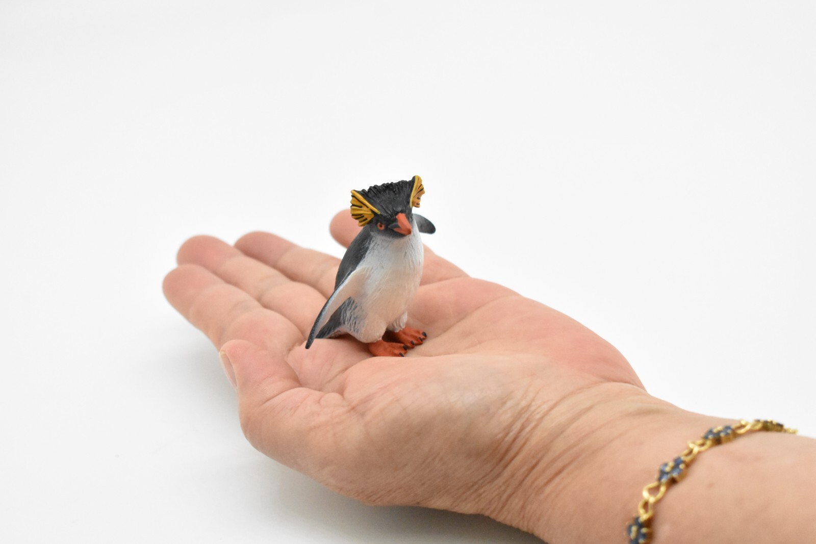 Rockhopper Penguin, Museum Quality Plastic Model, Hand Painted Toy 2″ F1347